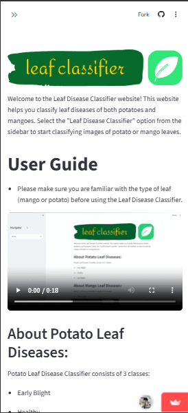 Farm Leaf Disease Classification mobile screenshot