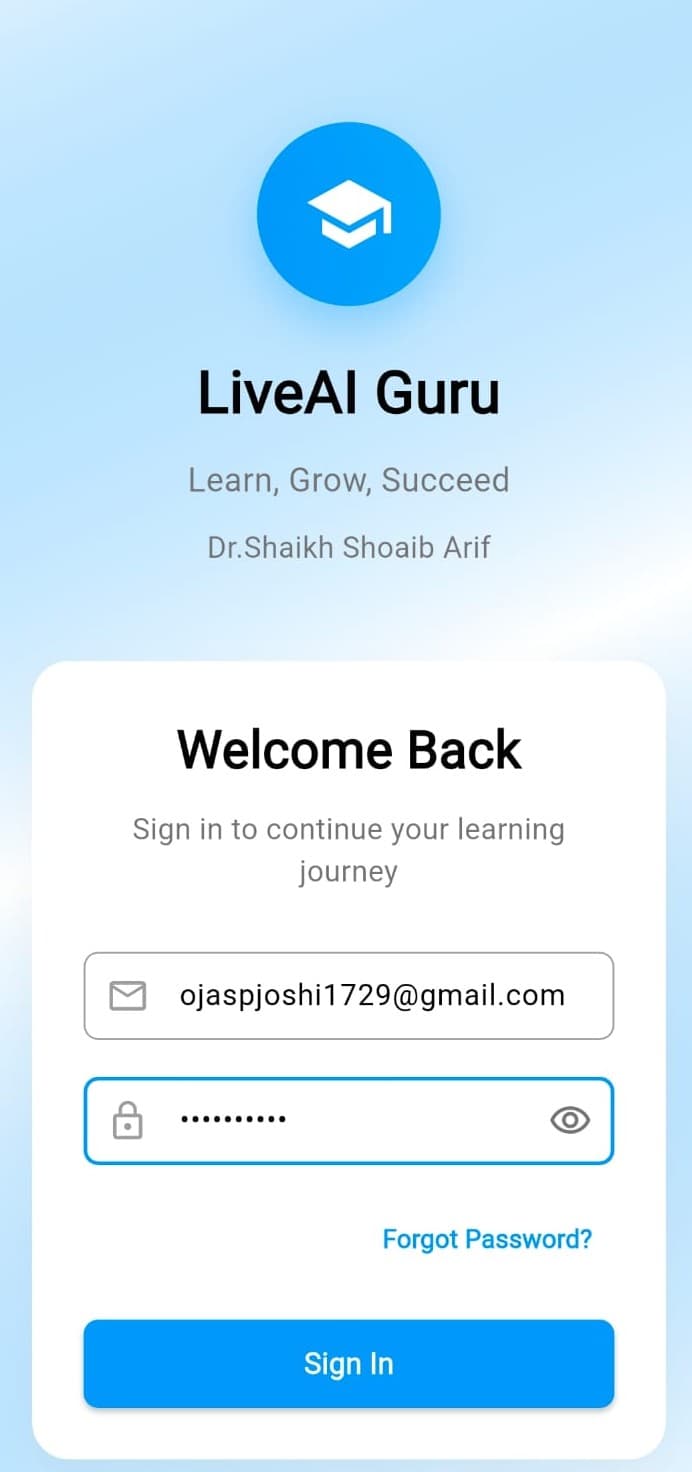 Live AiGuru mobile screenshot 4